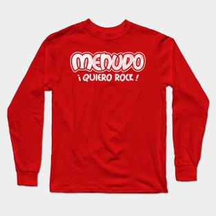 Quiero Rock White Long Sleeve T-Shirt